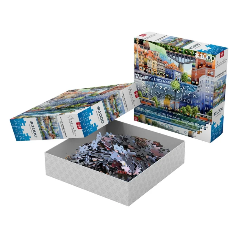 Tytus Brzozowski Imagination Warsaw Bridges puzzle (1000 pieces)