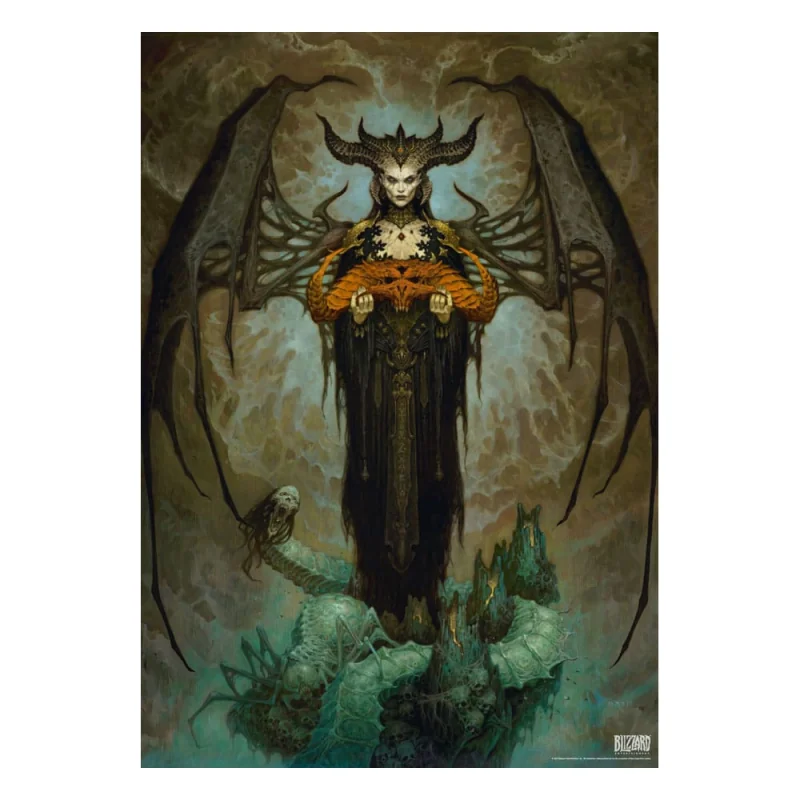 Puzzle Diablo IV Puzzle Gaming Lilith (1000 pieces)