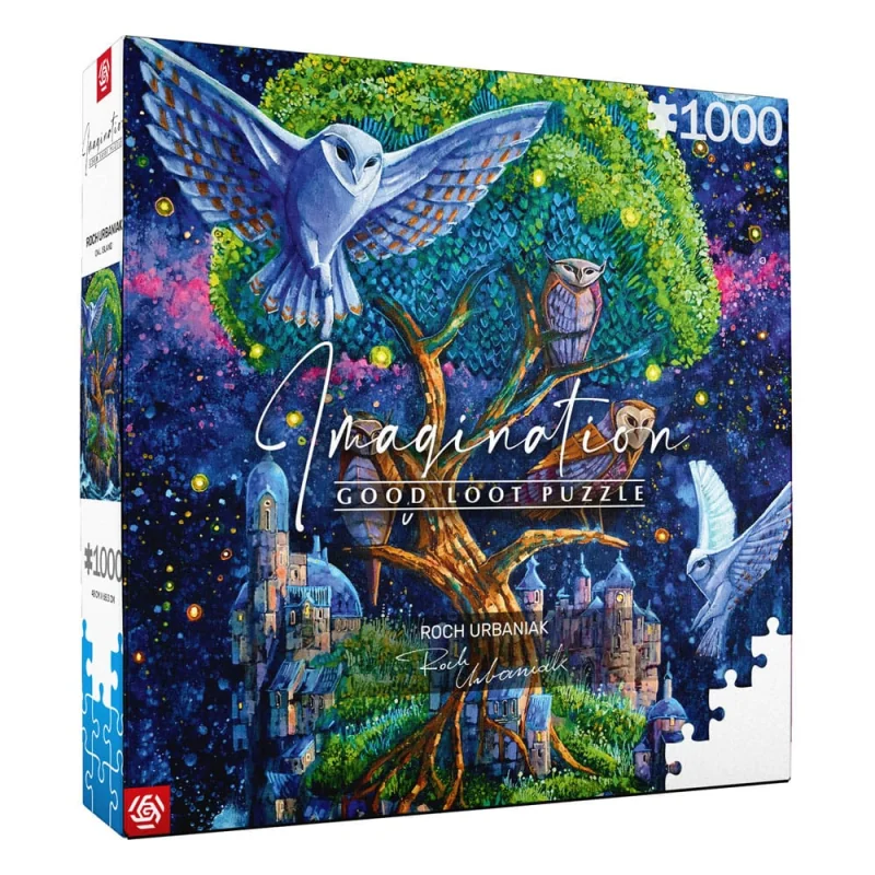 Good Loot Roch Urbaniak puzzle Imagination Owl Island / Wyspa Sów (1000 pieces)