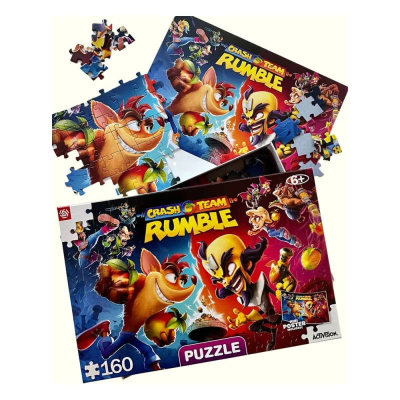 Puzzle Crash Bandicoot puzzle Kids Rumble Heroes (160 pieces)