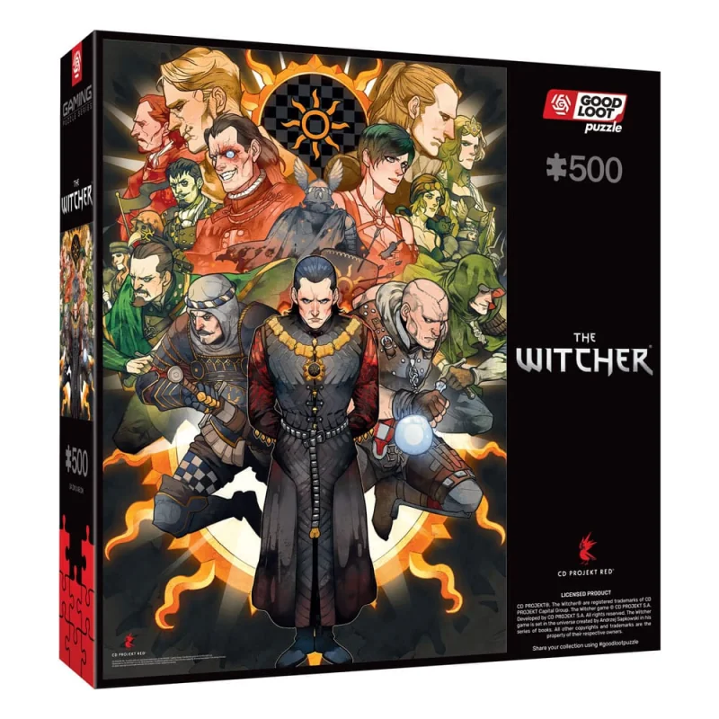 Puzzle The Witcher puzzle Gaming Nilfgaard (500 pieces)