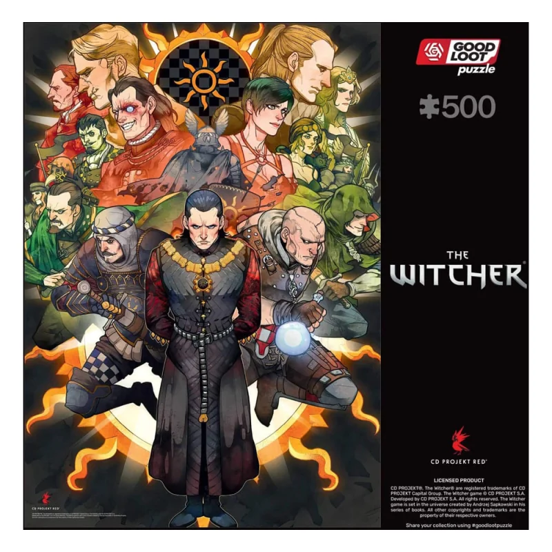 Good Loot The Witcher puzzle Gaming Nilfgaard (500 pieces)