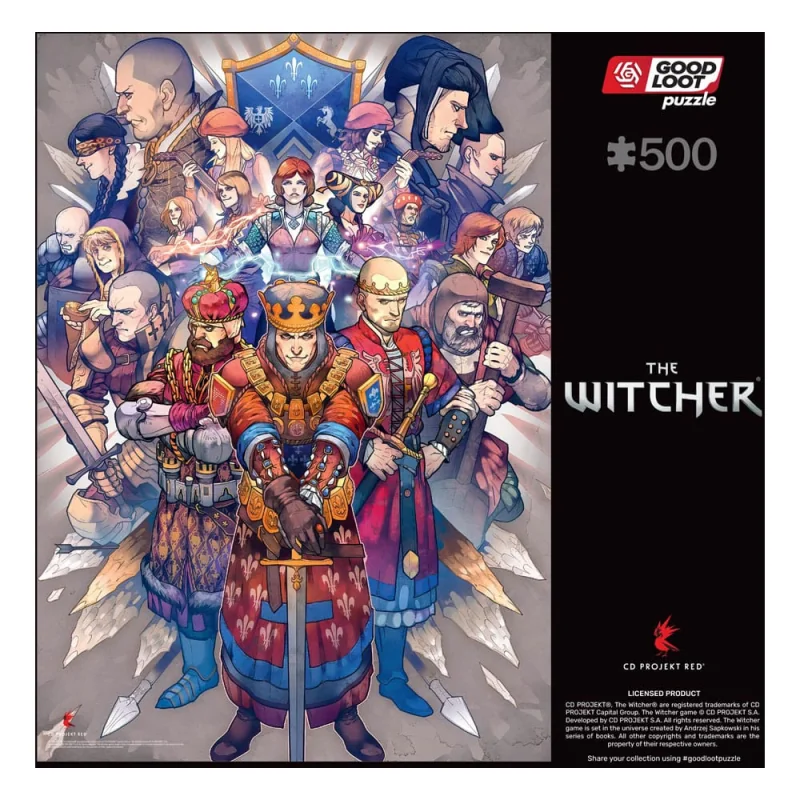 Puzzle The Witcher puzzle Gaming Northern Realms (500 pieces)