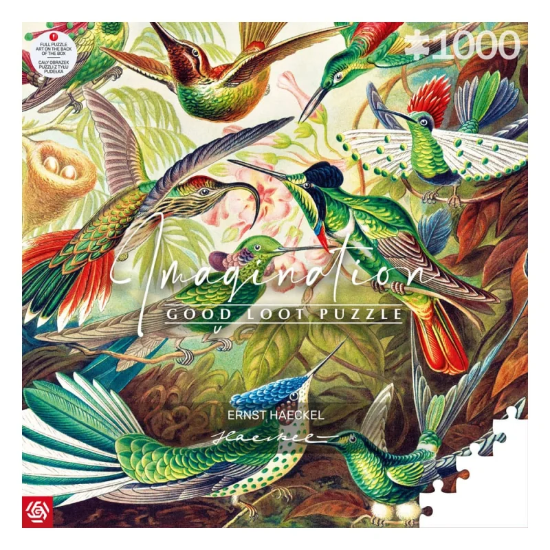  Ernst Haeckel puzzle Imagination Hummingbirds/Kolibry (1000 pieces)