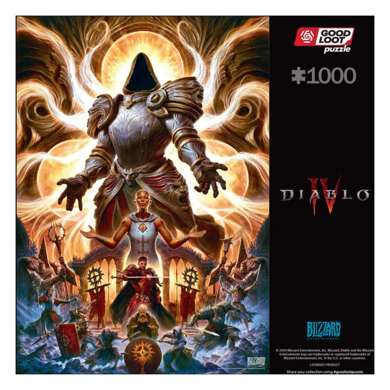 Good Loot Diablo IV puzzle Gaming Inarius The Father (1000 pieces)