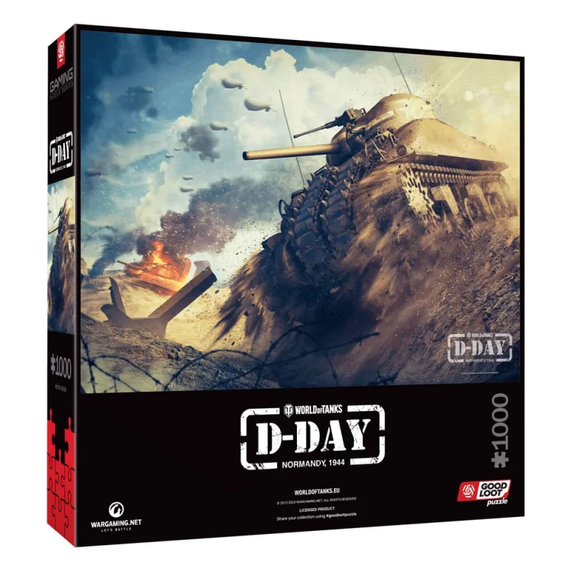 Puzzle World of Tanks puzzle Gaming D-Day (1000 pieces)