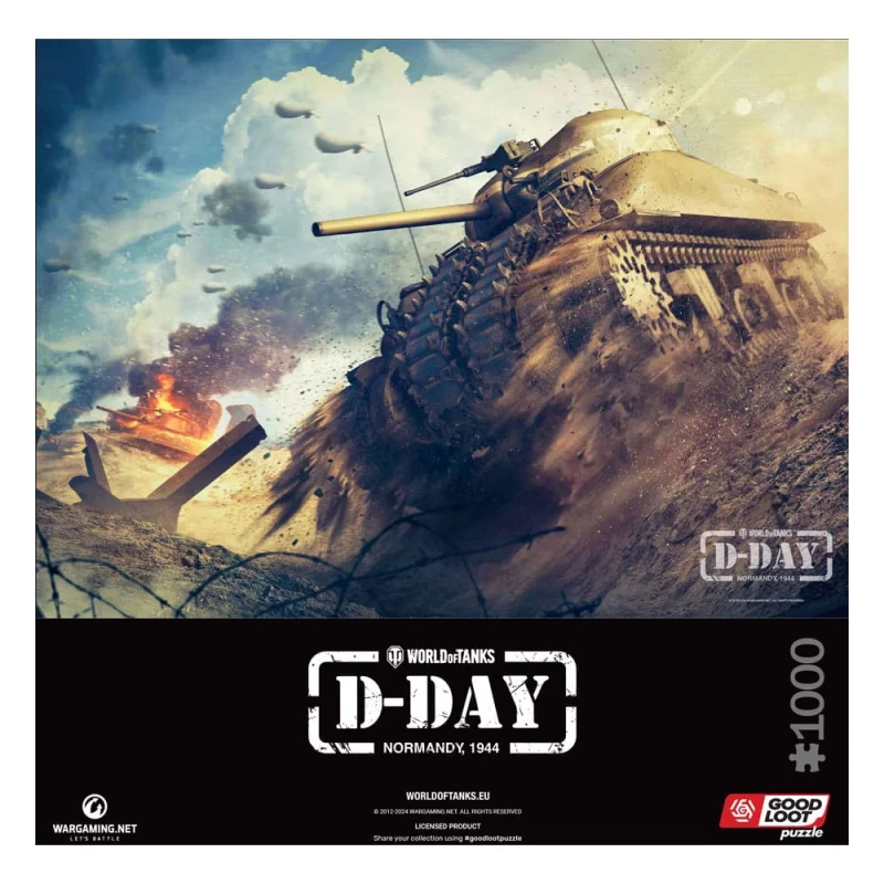 Good Loot World of Tanks puzzle Gaming D-Day (1000 pieces)