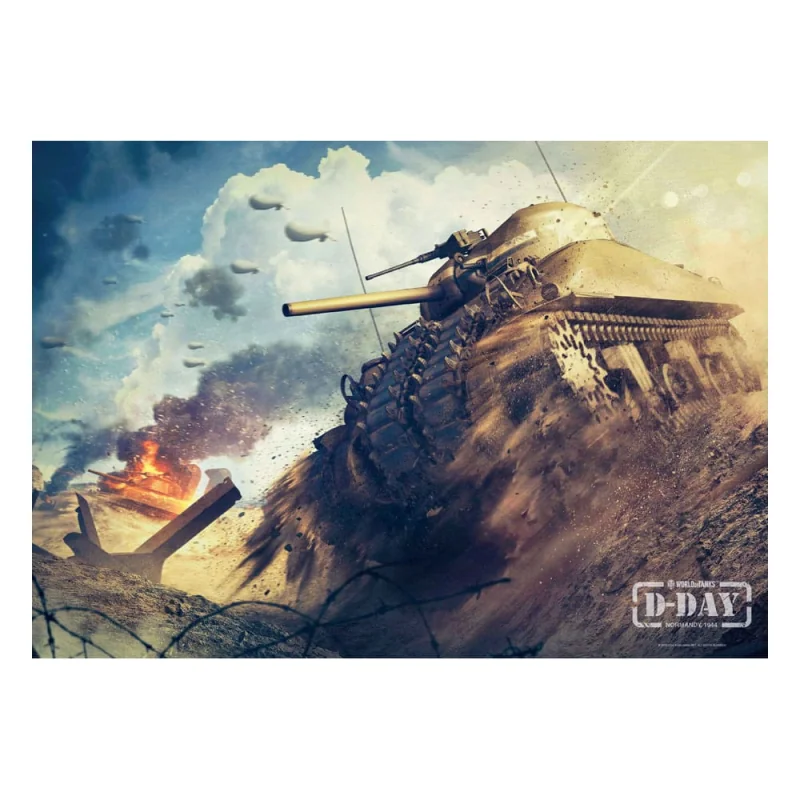 World of Tanks puzzle Gaming D-Day (1000 pieces)