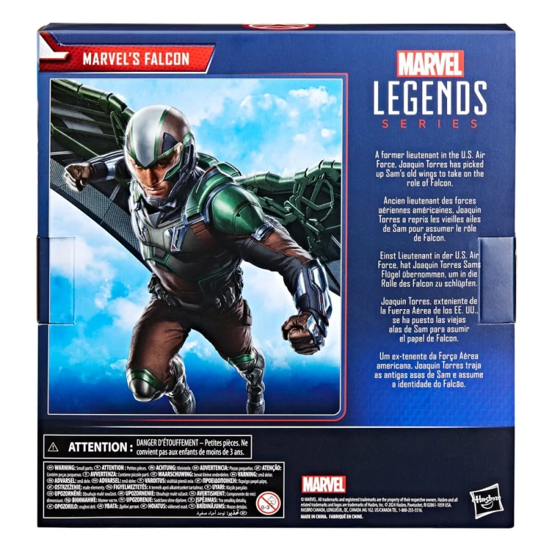 Captain America: Brave New World Marvel Legends Marvel's Falcon Figure 15 cm