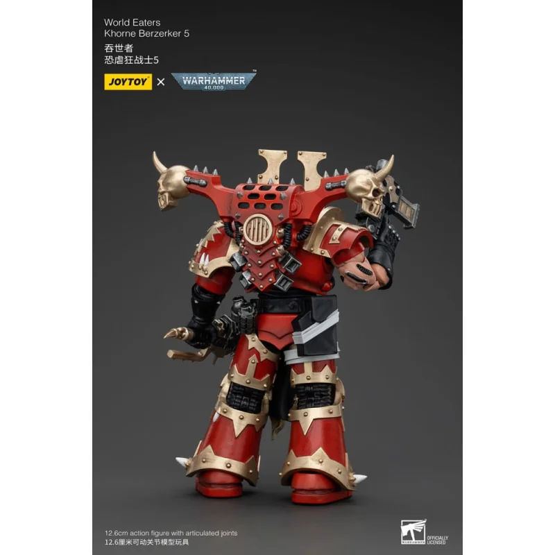 Joy Toy (CN) Warhammer 40k Figure 1/18 World Eaters Khorne Berzerker 5 13 cm