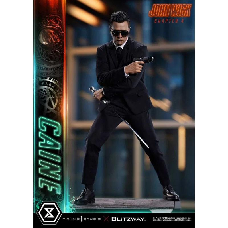  John Wick Chapter 4 statuette Ultimate Premium Masterline Series 1/4 John Wick: Chapter 4 Caine 48 cm