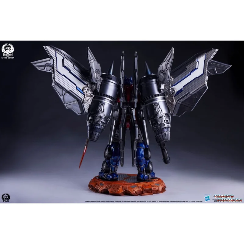 Transformers statuette Museum Scale Optimus Prime Jet Convoy Edition 87 cm