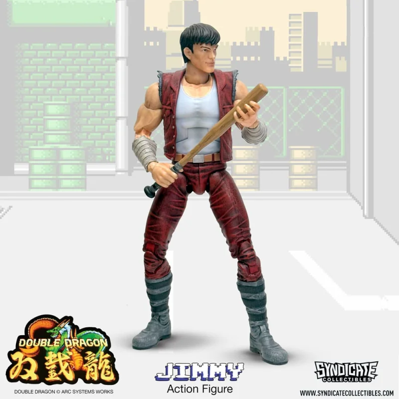 Syndicate Collectibles Double Dragon Deluxe Figure 1/12 Jimmy 18 cm