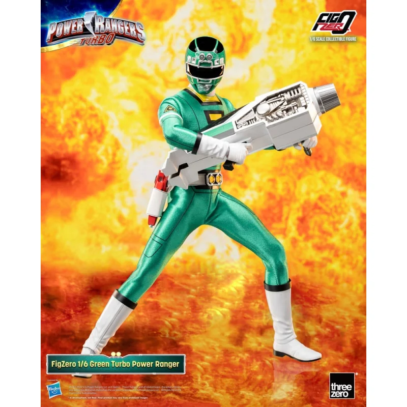 Figurina Power Rangers Turbo Figure FigZero 1/6 Green Turbo Power Ranger 30 cm