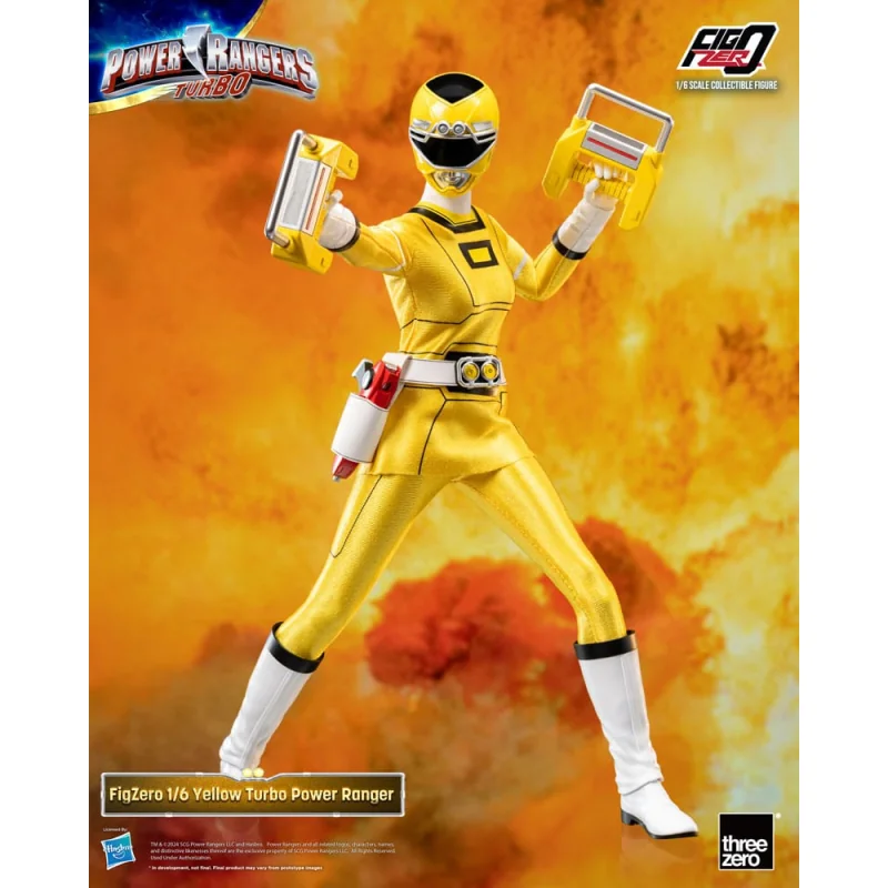 Figurina Power Rangers Turbo Figure FigZero 1/6 Yellow Turbo Power Ranger 30 cm