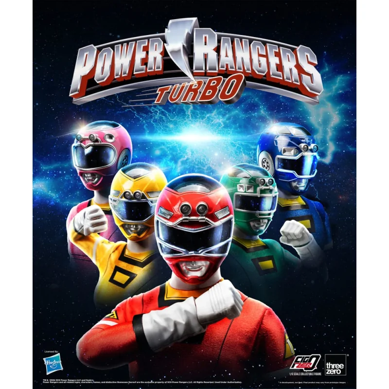 Power Rangers Turbo pack 5 FigZero figures 1/6 Turbo Power Rangers 30 cm