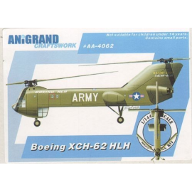 Kit modello Boeing XCH-62 HLH Heavy lift helicopter program. Includes BONUS aircraft of the Sikorsky CH-54A Skycrane, Fairchild 