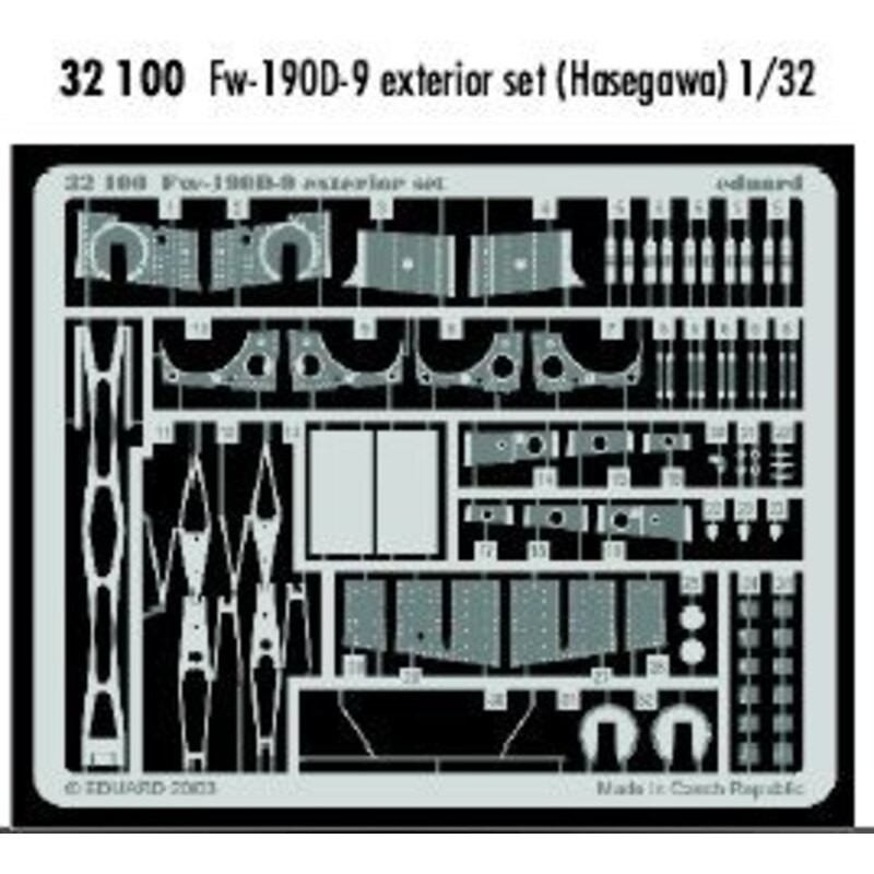 Focke Wulf Fw 190D-9 exterior set (per i kit modello da Hasegawa)