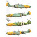 Decalcomania Messerschmitt Bf 109F-2 includes.... ′Yellow 8′ Fw. Heinz Jahner 9./JG 2 ′Yellow 1′ Uffz. Felix Sauer 6./JG 53 ′ -