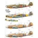 Decalcomania Messerschmitt Bf 109F-4. Markings for ′Red 2′ 8./JG 27 ′Yellow 4′ 9./JG 27 Pilot: Obfw. Eberhard von Boremski ′Yell