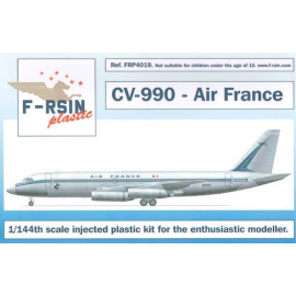 Kit modello Convair CV-990. Decals Air France