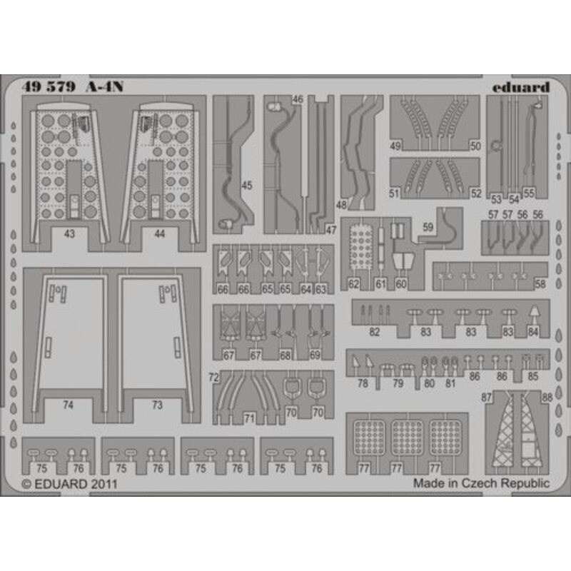 Douglas A-4N Skyhawk (self adhesive) (per i kit modello da Hasegawa)