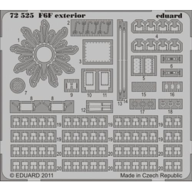 Grumman F6F Hellcat exterior (per i kit modello da Cyber Hobby and Dragon)