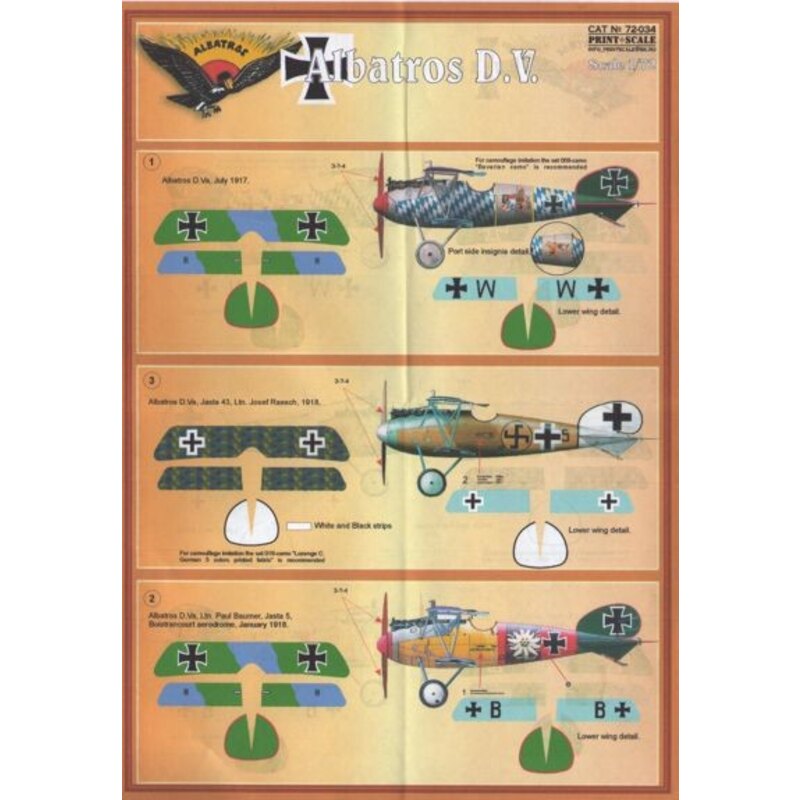 Decalcomania Albatros D.V