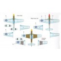 Decalcomania P-51D Mustang Part 3 (3) 44-63607 FT-L 354th FG Lt.Col.Glenn T. Eagleston yellow nose; 44-72308 WD-A 4th FG Maj Pei