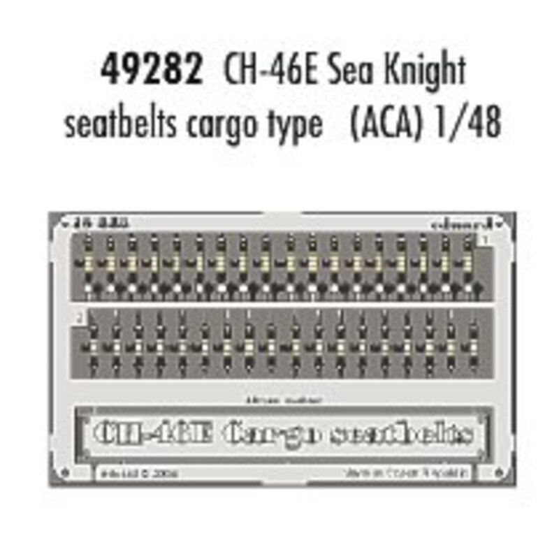 Boeing CH-46E Sea Knight seatbelts cargo type PRE-PAINTED IN COLOUR! (per i kit modello da Academy)