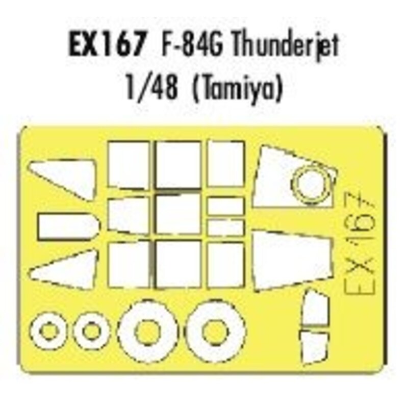 Republic F-84G Thunderjet (per i kit modello da Tamiya) (fatto da nastro Kabuki giallo prodotta in Giappone)