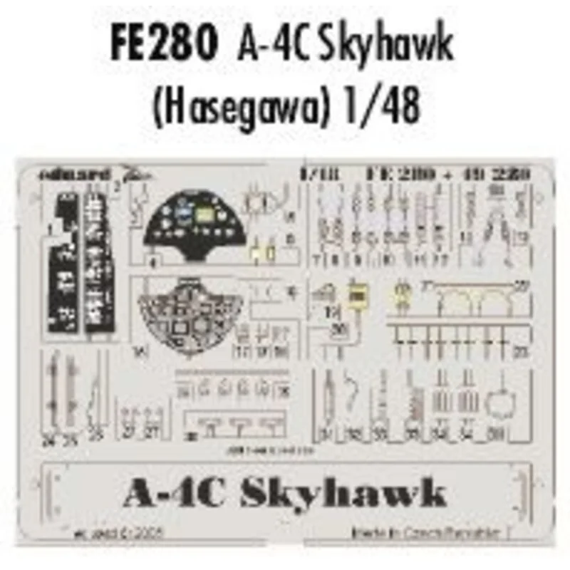 Douglas A-4C Skyhawk PRE-PAINTED IN COLOUR! (per i kit modello da Hasegawa) This Zoom set is a simplified version of the standar