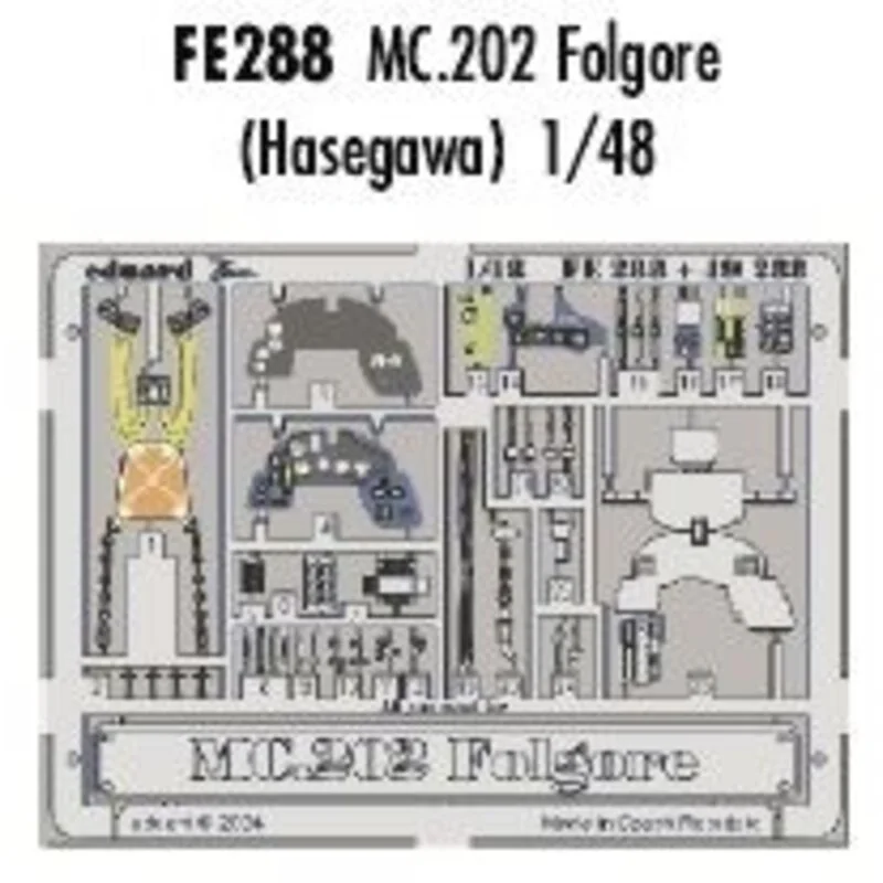 Macchi C.202 PRE-PAINTED IN COLOUR! (per i kit modello da Hasegawa) This Zoom set is a simplified version of the standard sets a