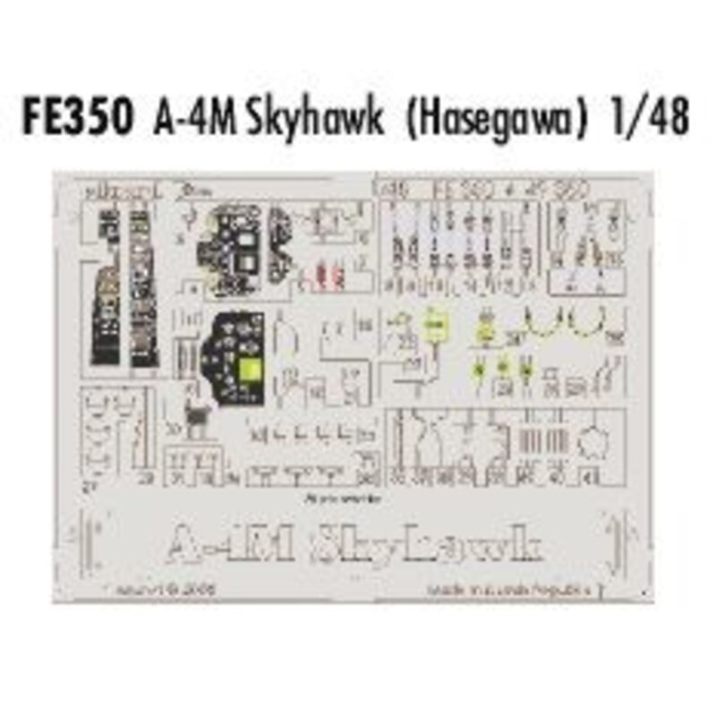 Douglas A-4M Skyhawk PRE-PAINTED IN COLOUR! (per i kit modello da Hasegawa) This Zoom set is a simplified version of the standar