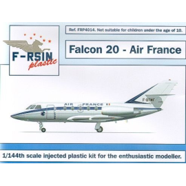 Modellini di aerei Dassault Falcon 20. Decals Air France