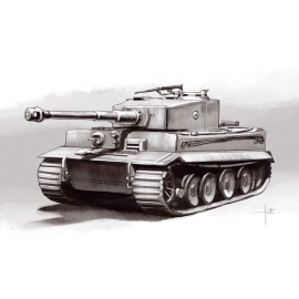 Kit Modello Pz.Kpw.VI Tiger 1 Ausf E Mid production