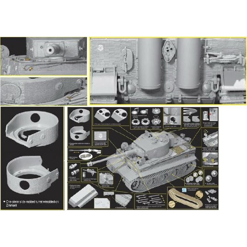 Pz.Kpfw.VI Tiger 1 Ausf.E Late production with Zimmerit