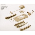 Pz.Kpfw.V Panther Ausf.G Pack includes 2 snap together tank Kits