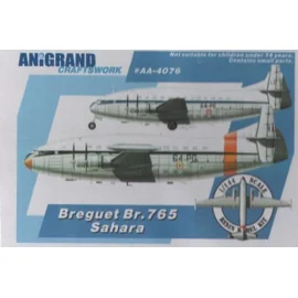 Kit modello Bregeut Br.765 Sahara. Military freighter version of Deux-Ponts. Includes bonus kits of the Mirage G8-01 / Sub-Ouest