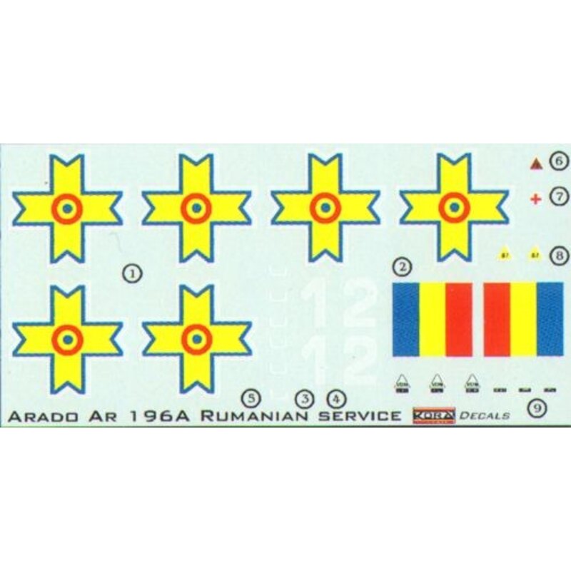 Decalcomania Arado Ar 196A-3 Akula (Romanian Service) 