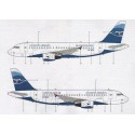 Decalcomania Airbus A319 ATLANTIC Airways- Faroe Islands OY-RCG. (designed to be used with Revell kits) 