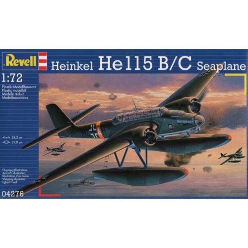 Kit modello Heinkel He 115 Seaplane (ex Matchbox) 