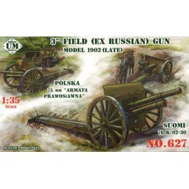 Kit Modello 3 field (ex Russian) gun, model 1902 late - Polish 75mm gun prawoslawna, Suomi 76K/02-30