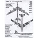 Decalcomania Gulf War Boeing B-52 Stratofortress with nose Art and NASA B-52