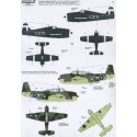 Decalcomania Yanks with Roundels Part 3 U.S. Aircraft in the Fleet Air Arm (3) Grumman F6F-5 Hellcat Mk.II JZ931 C3-M 800 NAS Tr