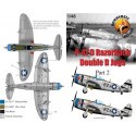 Decalcomania Republic P-47D Thunderbolt Bubble 405th FG, 9th AF (2) 229173 2Z-V Lt Clarke Bresmeth &acirc;?~Rain Dear&acirc;? (T