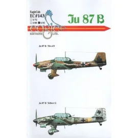 Decalcomania Junkers Ju 87B-2 'Stuka'. T6+AN; 5./St.G. 2 Sept 1941; Yellow G Unit Unknown Winter 1941/1942;