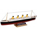 RMS Titanic Model Set - box containing the model, paints, brush and glue