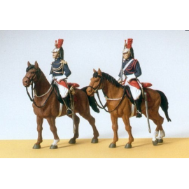 Figurini Guardia repubblicana a cavallo