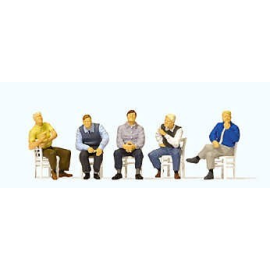 Figurini uomini seduti (sedie incluse)